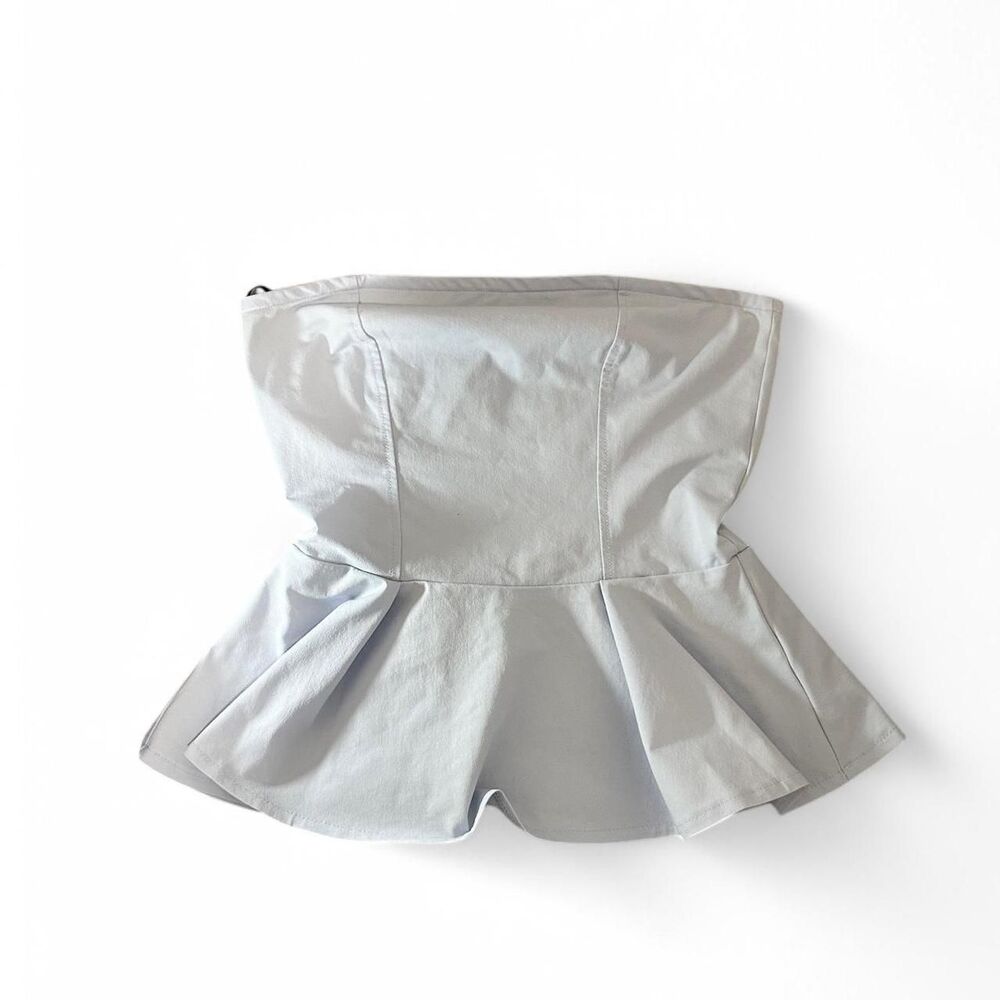 h&m light blue top